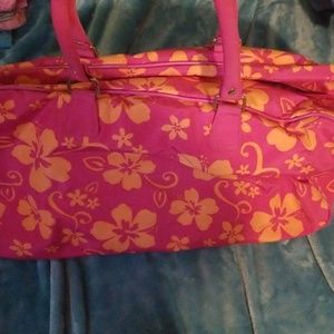Pink/Orange Beach Bag